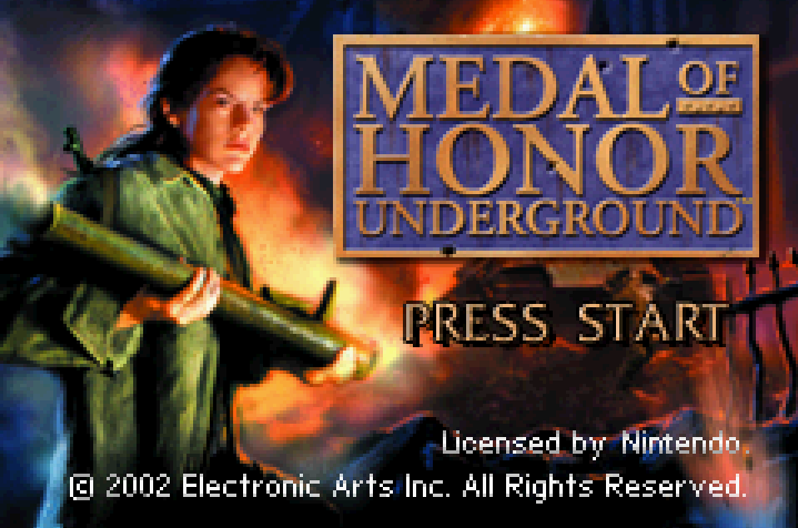 Medal of Honor Underground Title Screen